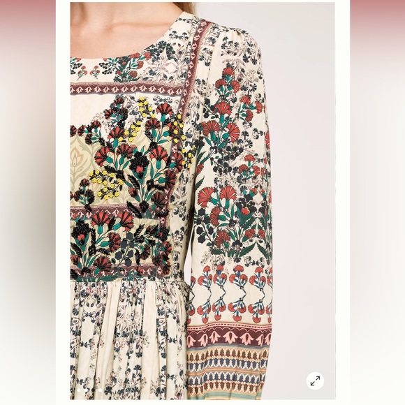 Bhanuni By Jyoti Far Fields MIDI Dress Anthropologie - Picture 7 of 7